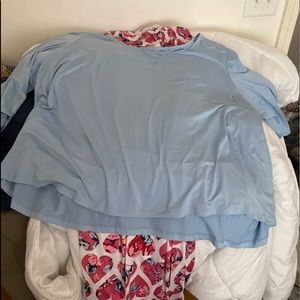 Satin pajama set top and pants